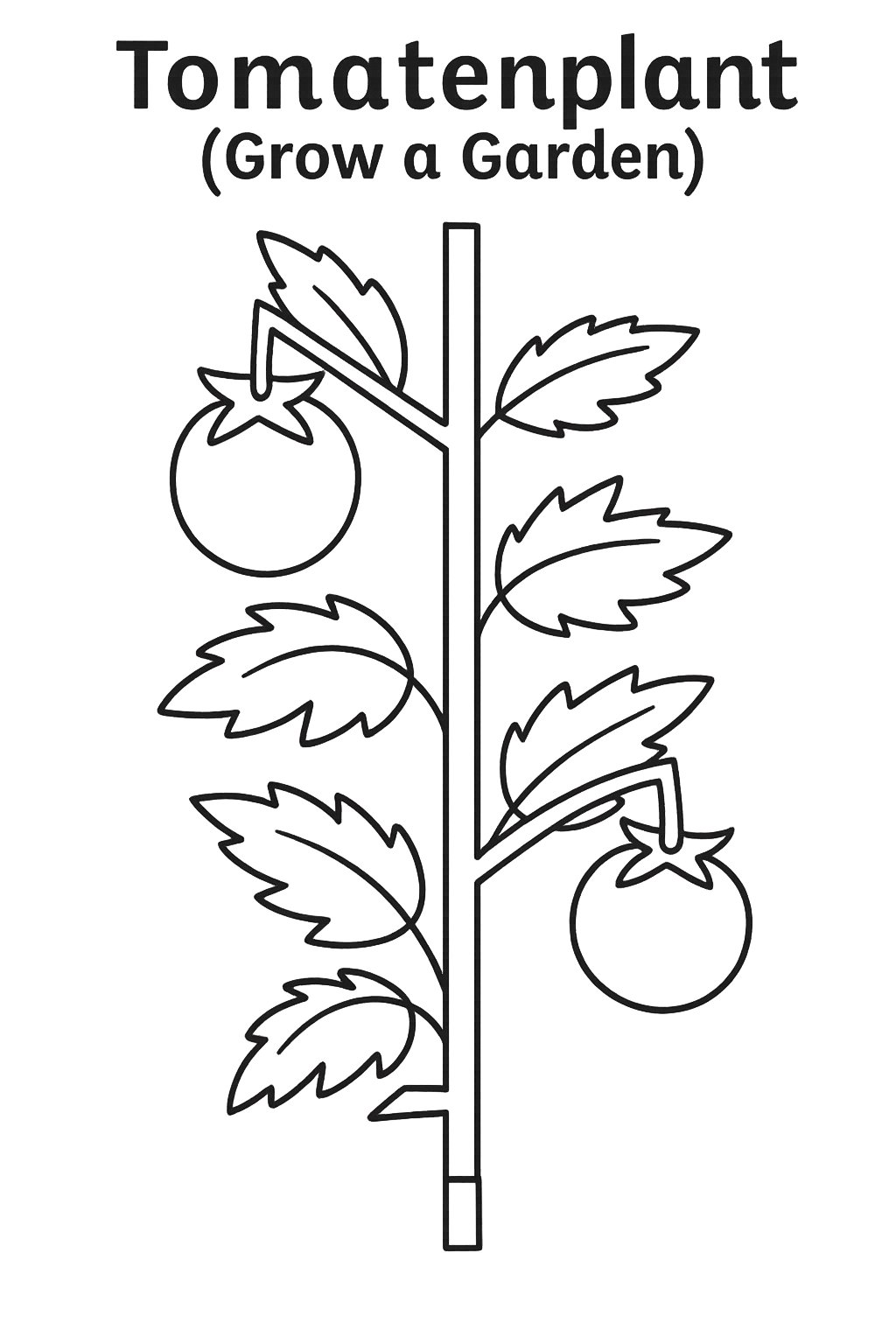 Tomatenplante (dyrk en have)