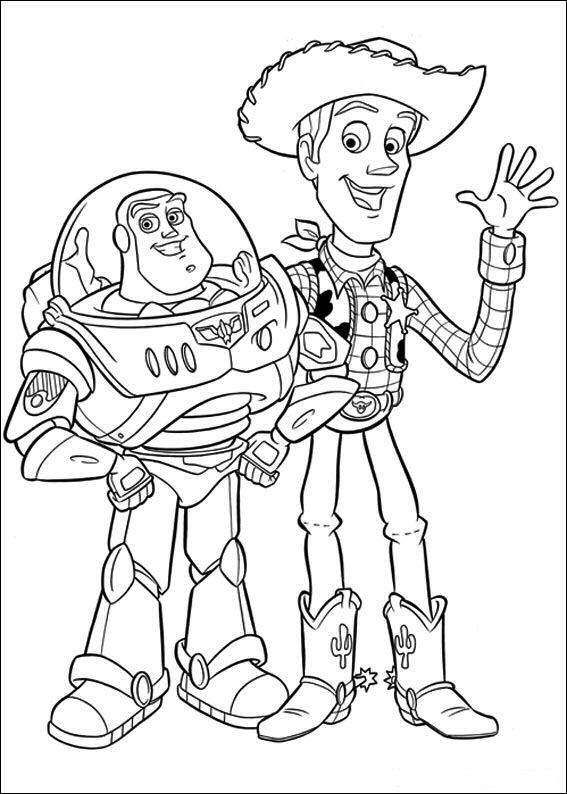 Buzz Lightyear en Woody uit Toy Story