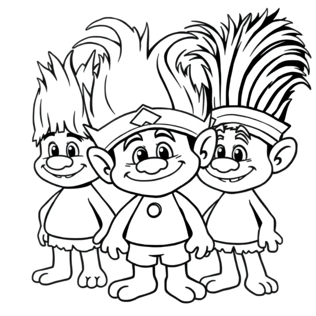 Trolls Amapola Música Dibujo Infantil Creativo