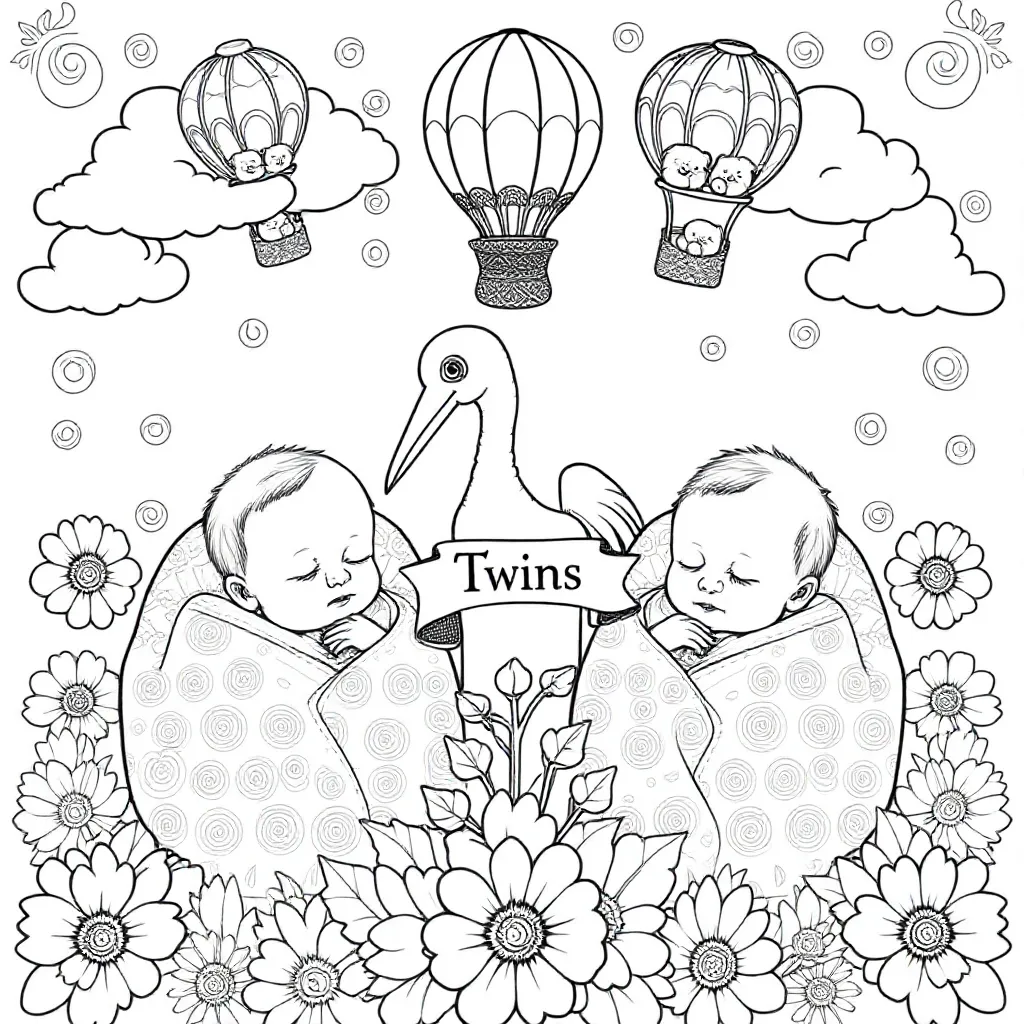 Frères jumeaux nés