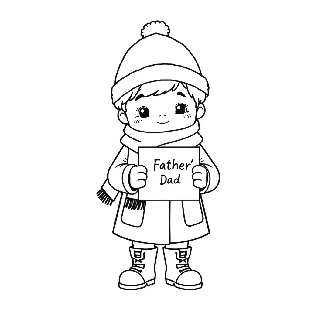 Vatertags-Familienliebe-Kinderkunst-Wertschätzung