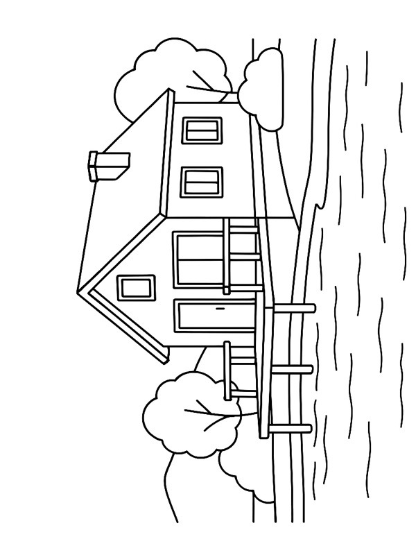 Vakantiehuis aan het water