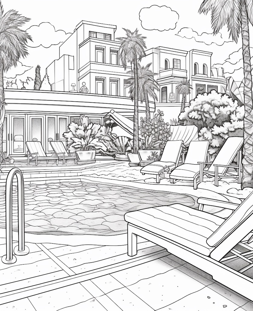 Holiday villa with swimming pool