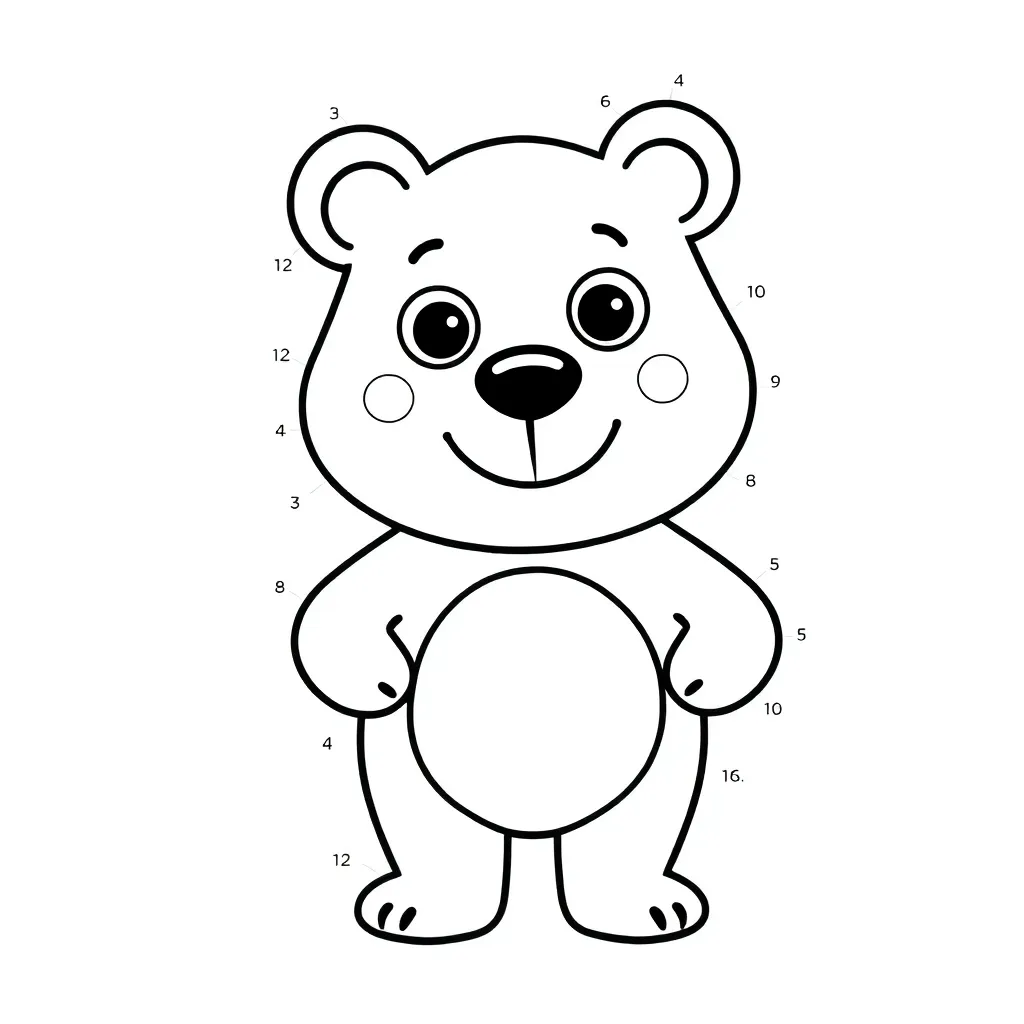 Connect Dots Puzzle Educational Creative