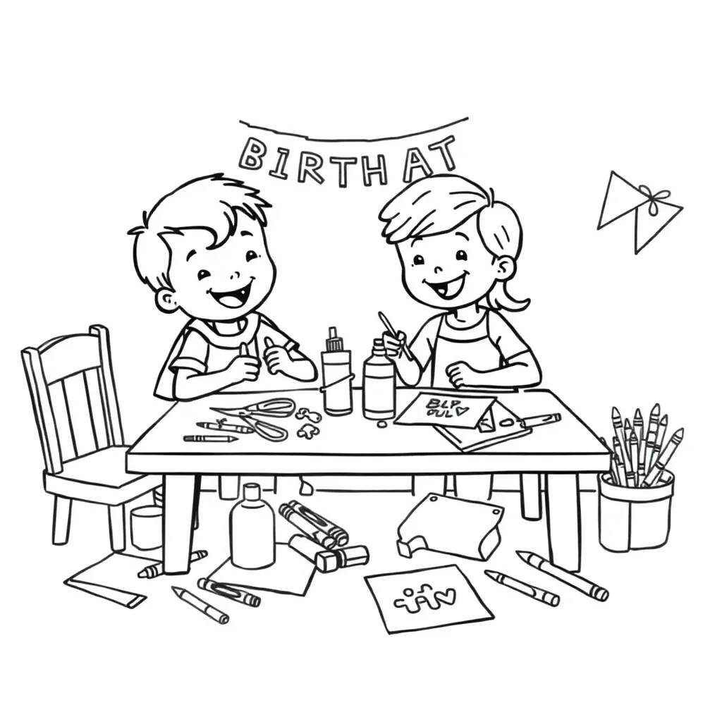 Verjaardag Knutselen Kinderfeest Creatief Decoratie