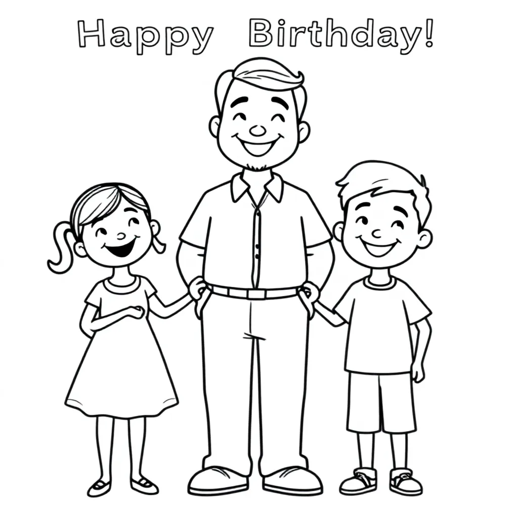 Födelsedag pappa 29 med tjej och kille