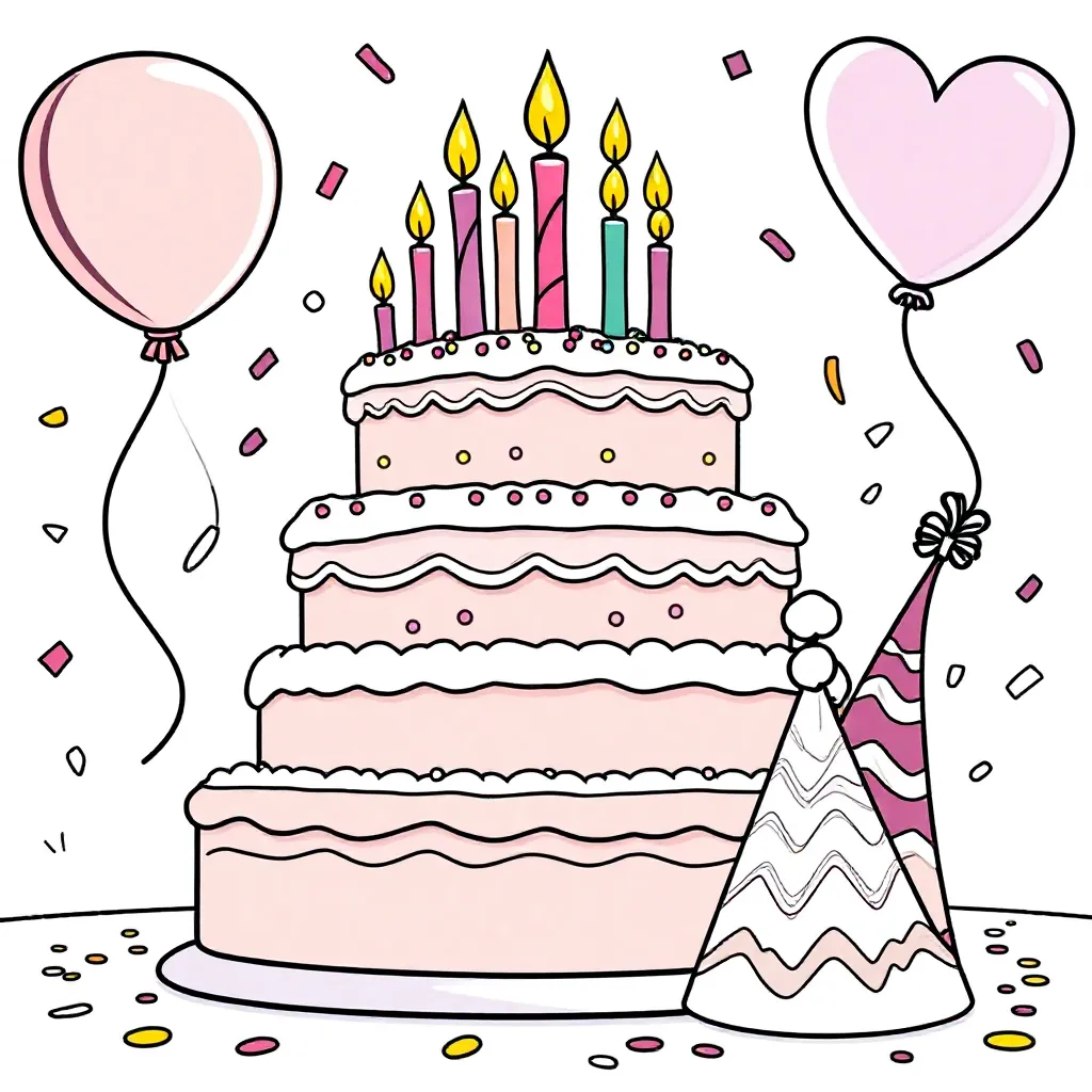 Födelsedagstårta 95