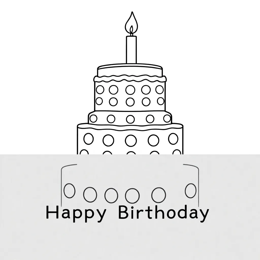 Födelsedagstårta 95 år