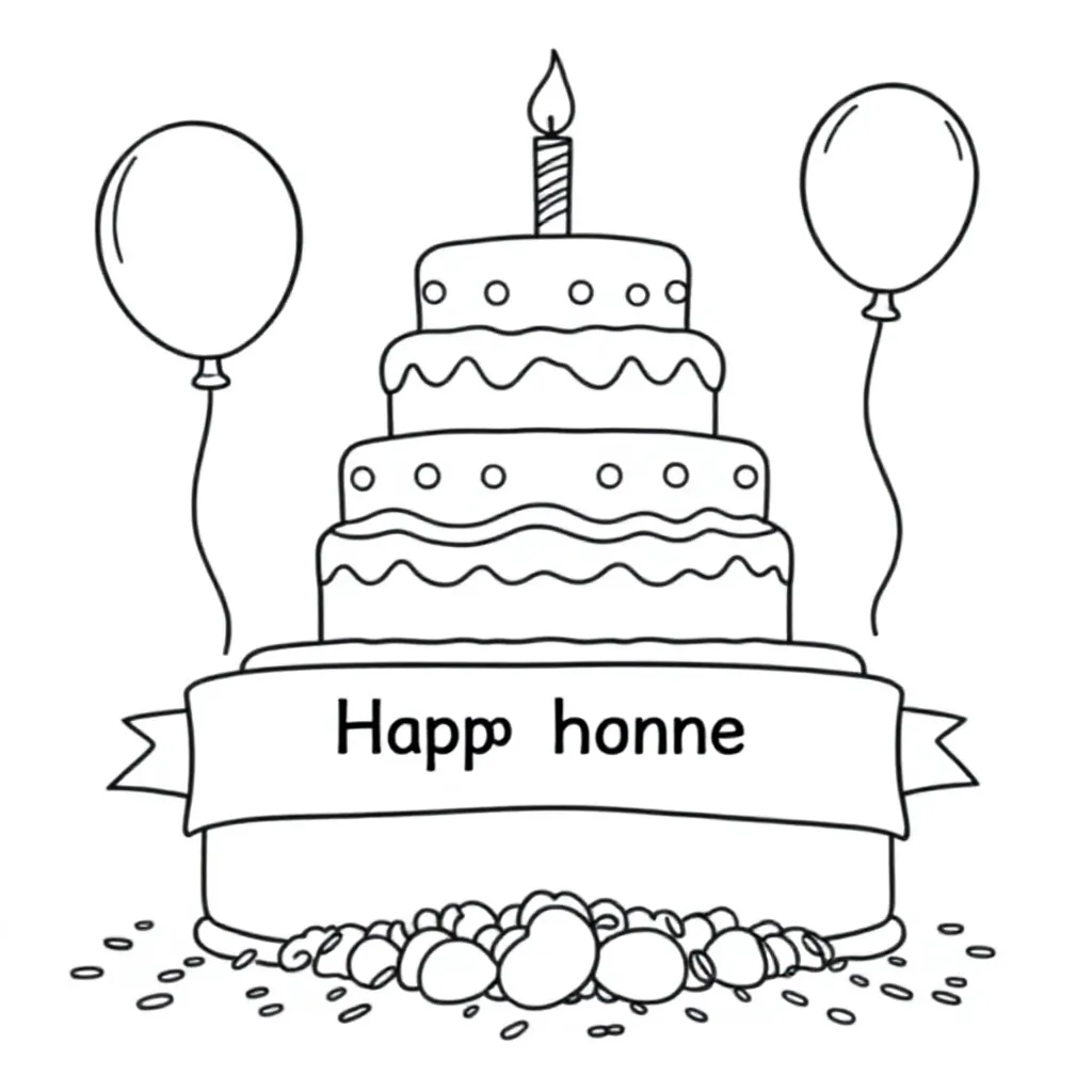 Födelsedagstårta med namn