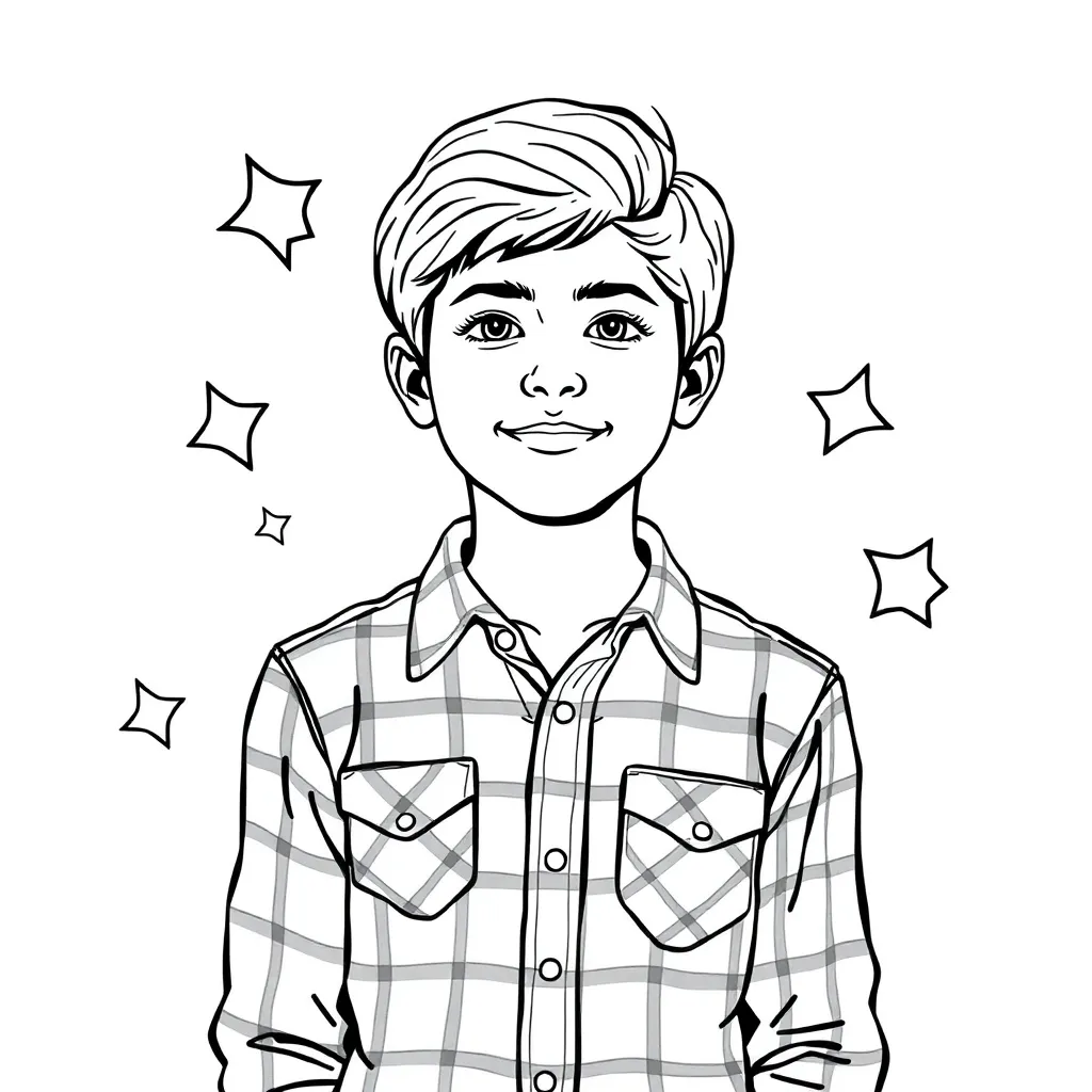 Violetta Sterren Overhemd Realistisch Creatief