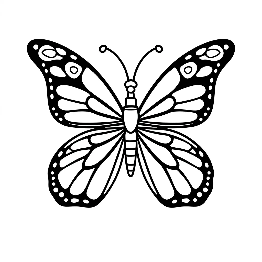 Papillon Nature Printemps Dessin Créatif