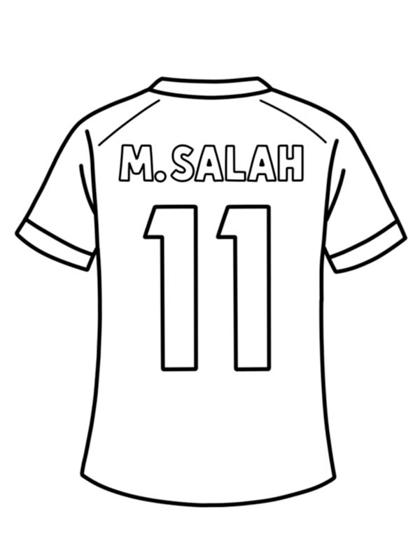 Fodboldtrøje Mohamed Salah