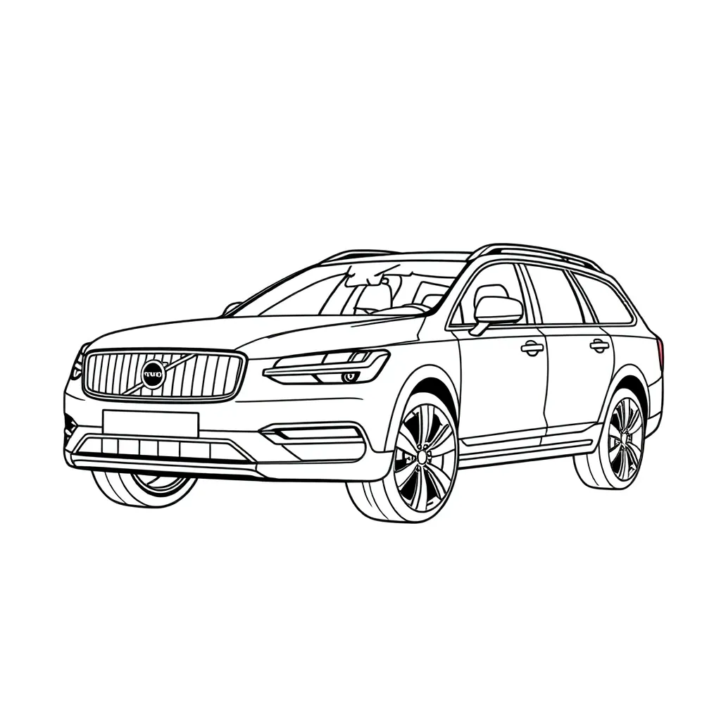 Volvo Station Wagon Classic Elegant Vintage