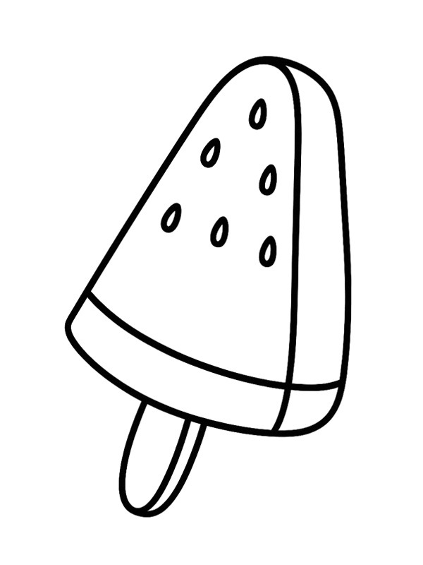 Watermelon ice cream