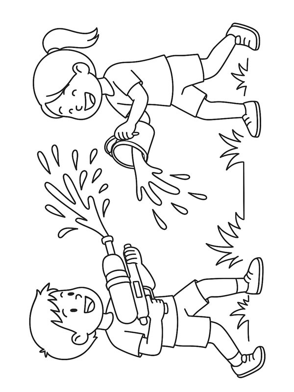 Water fun in the garden