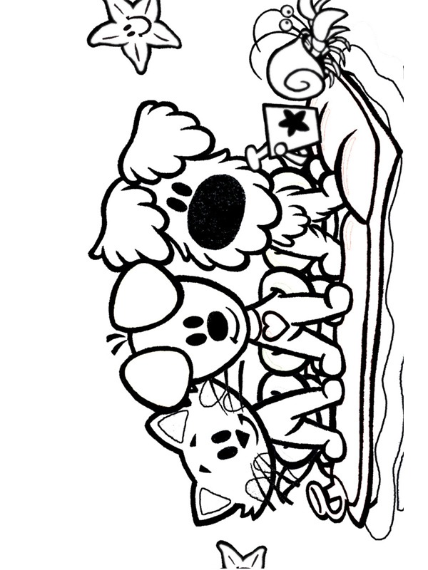 Wozel y Pip en la playa