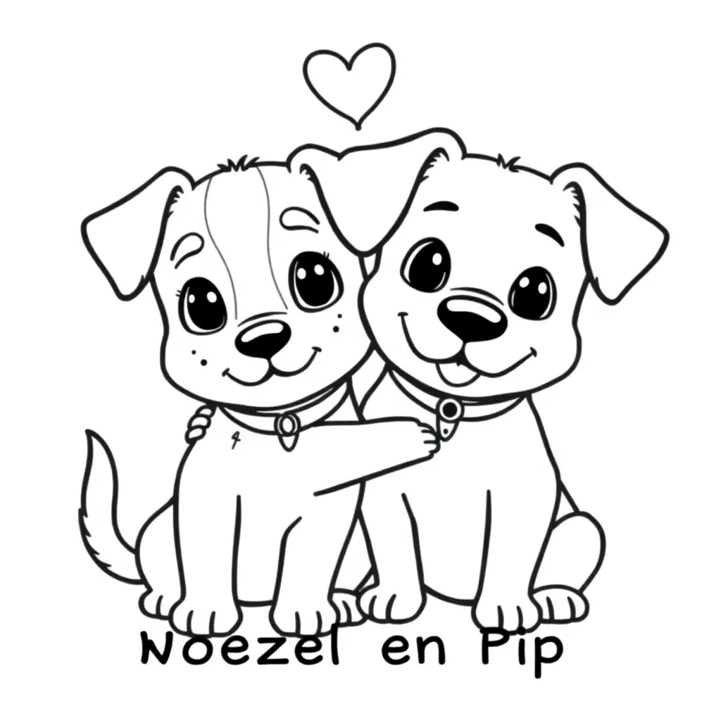 Woezel Pip Cartoon Honden Knuffel