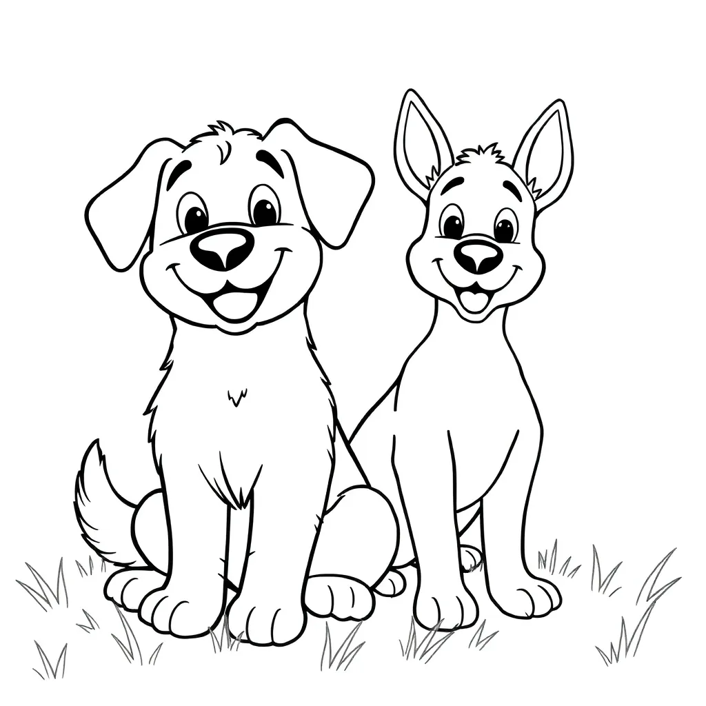 Woezel Pip Dogs Cartoon Freundschaft