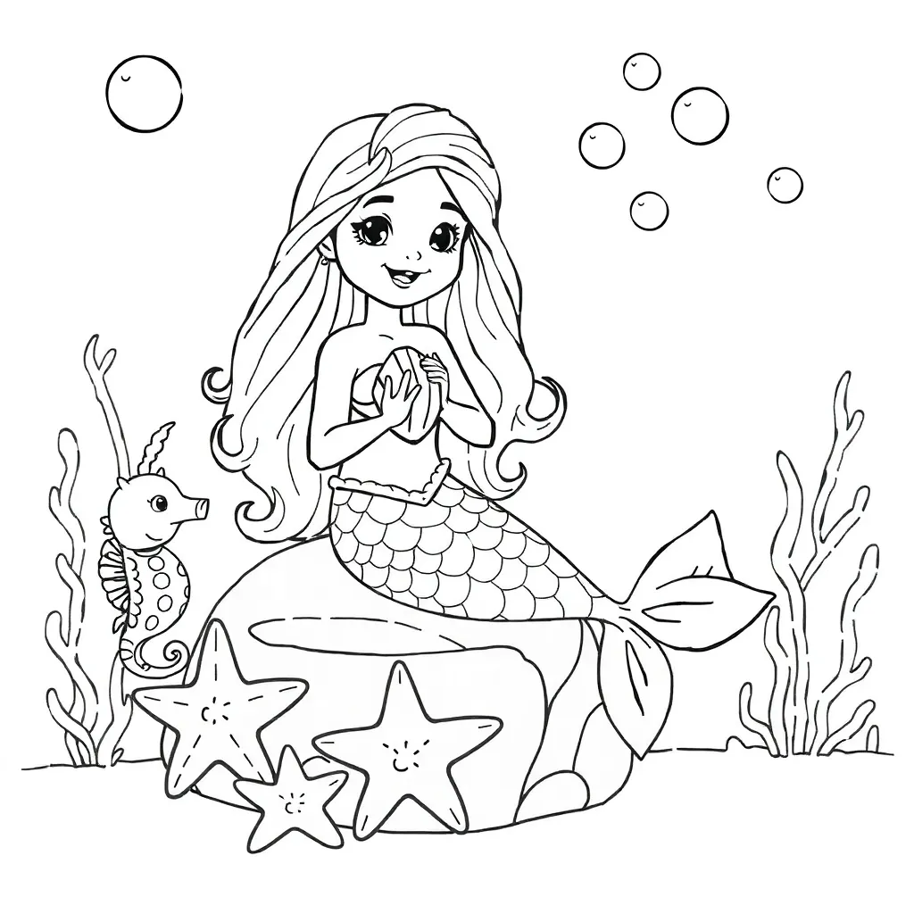 Mermaid Fantasy Mythical Magical undervand