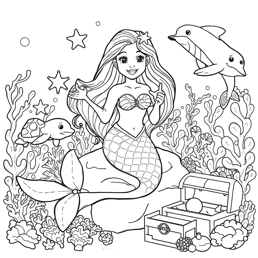 Mermaid Fantasy Mytiske undervandseventyr