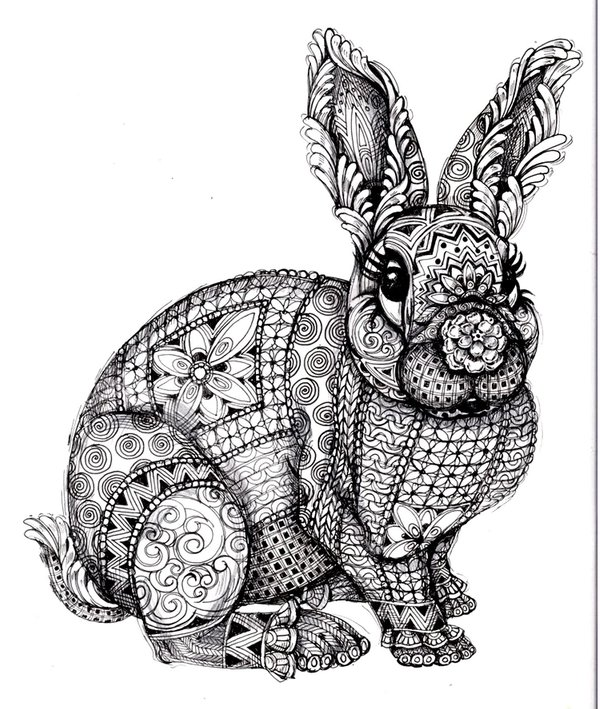 Zentangle Bunny