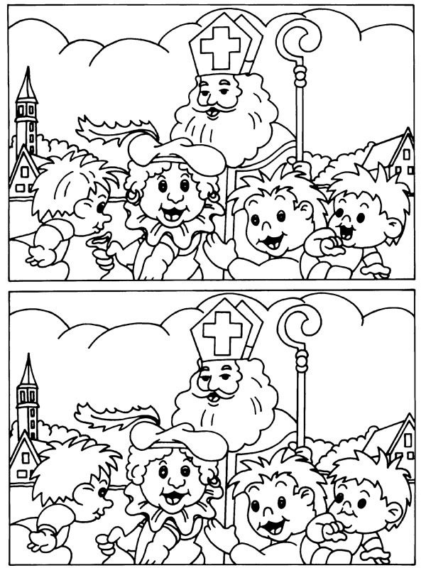 Find forskellene Sinterklaas