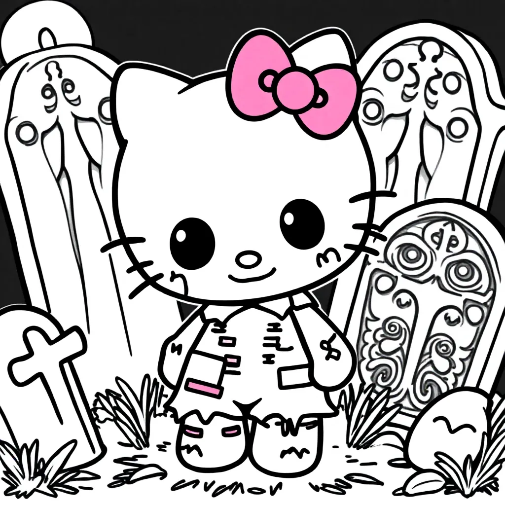 Zombie hello kitty